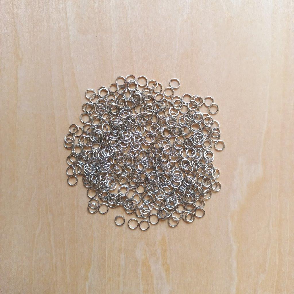Platinum Jump Rings 5x0.7mm per 20pcs