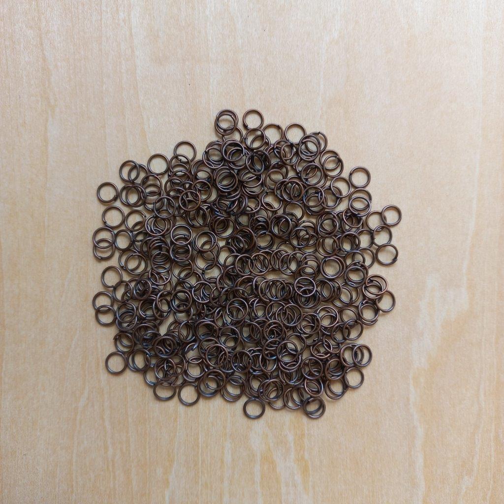 Red Copper Jump Rings 6x0.7mm per 20pcs