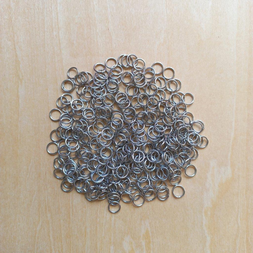 Stainless Steel Jump Rings 7x0.9mm per 20pcs