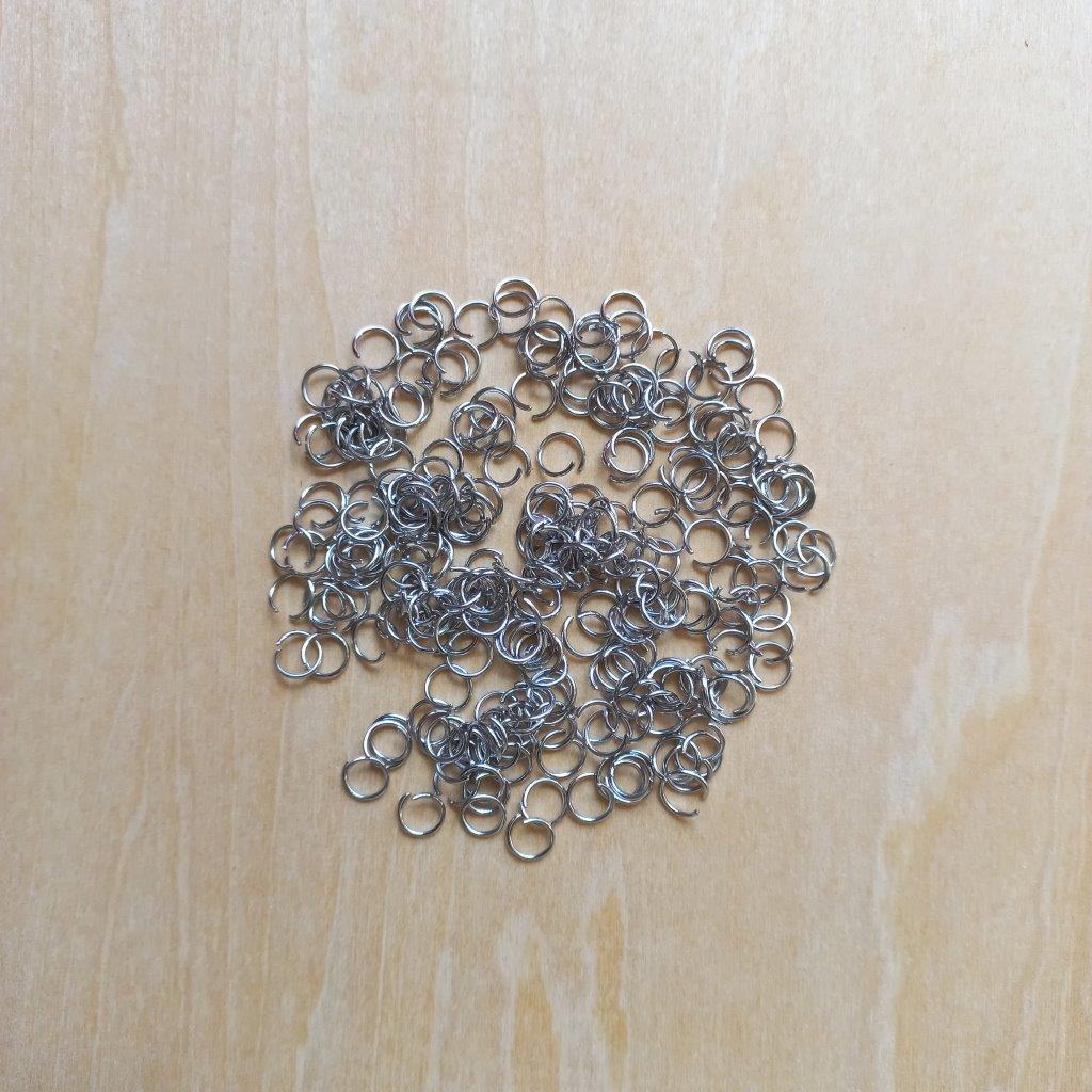 Stainless Steel Jump Rings 6x0.7mm per 20pcs