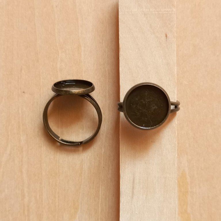 Antique Bronze Adjustable Ring