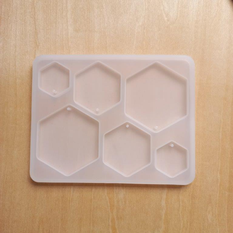 Hexagon Pendant Silicone Mold