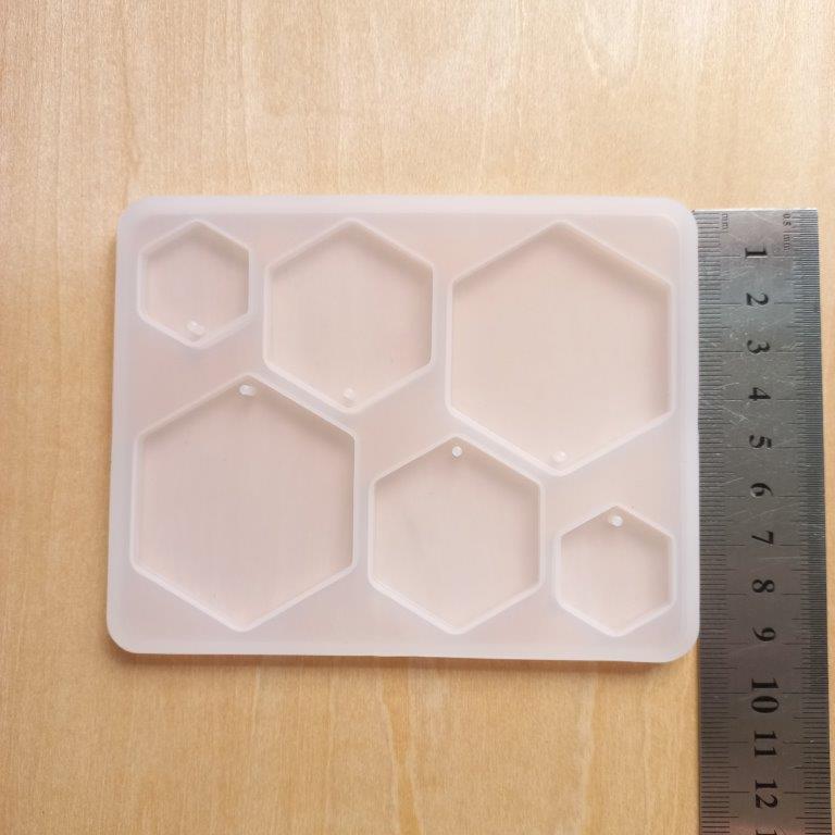 Hexagon Pendant Silicone Mold