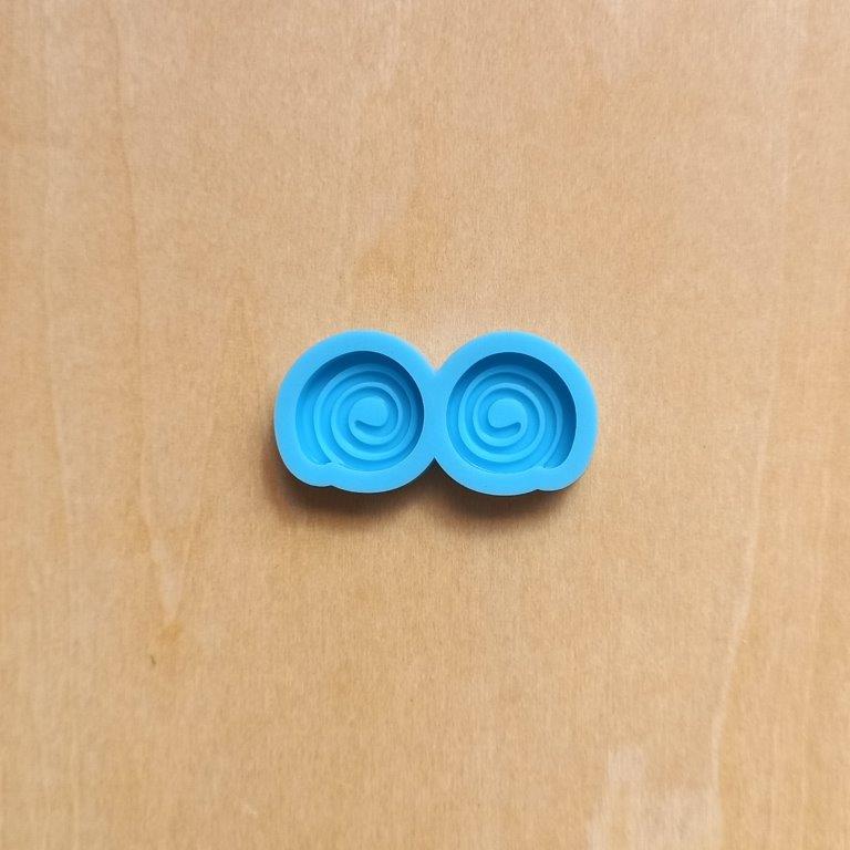Twirl Silicone Mold 12x12.5mm