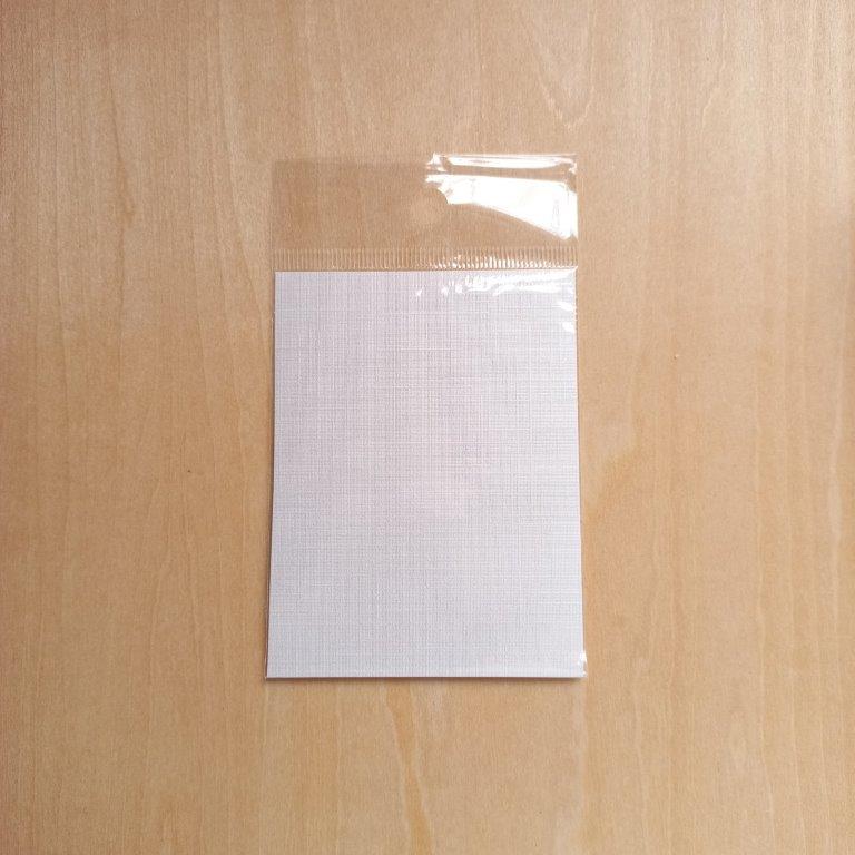 Self-Adhesive Cellophane Bags with Hang Hole 14x7cm each