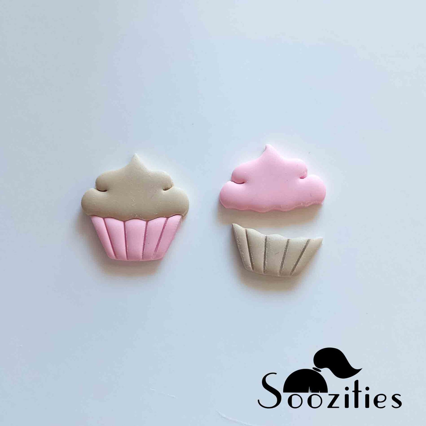 Cupcake polymer clay cutters