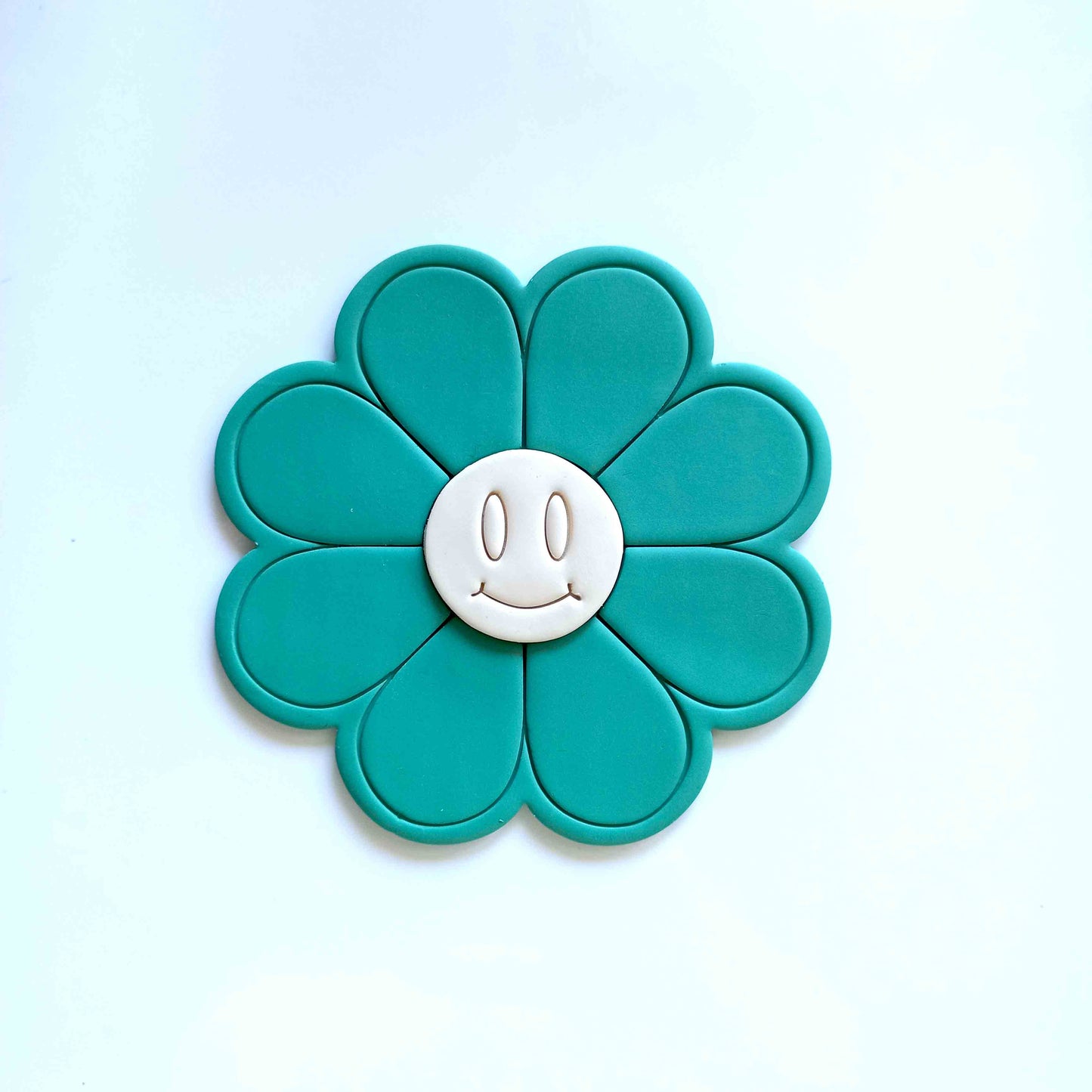 Daisy Smiley Trinket Coaster polymer clay cutters