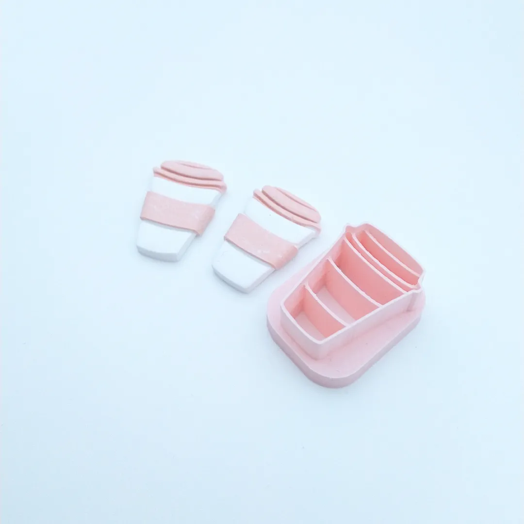Coffee Cup polymer clay cutters