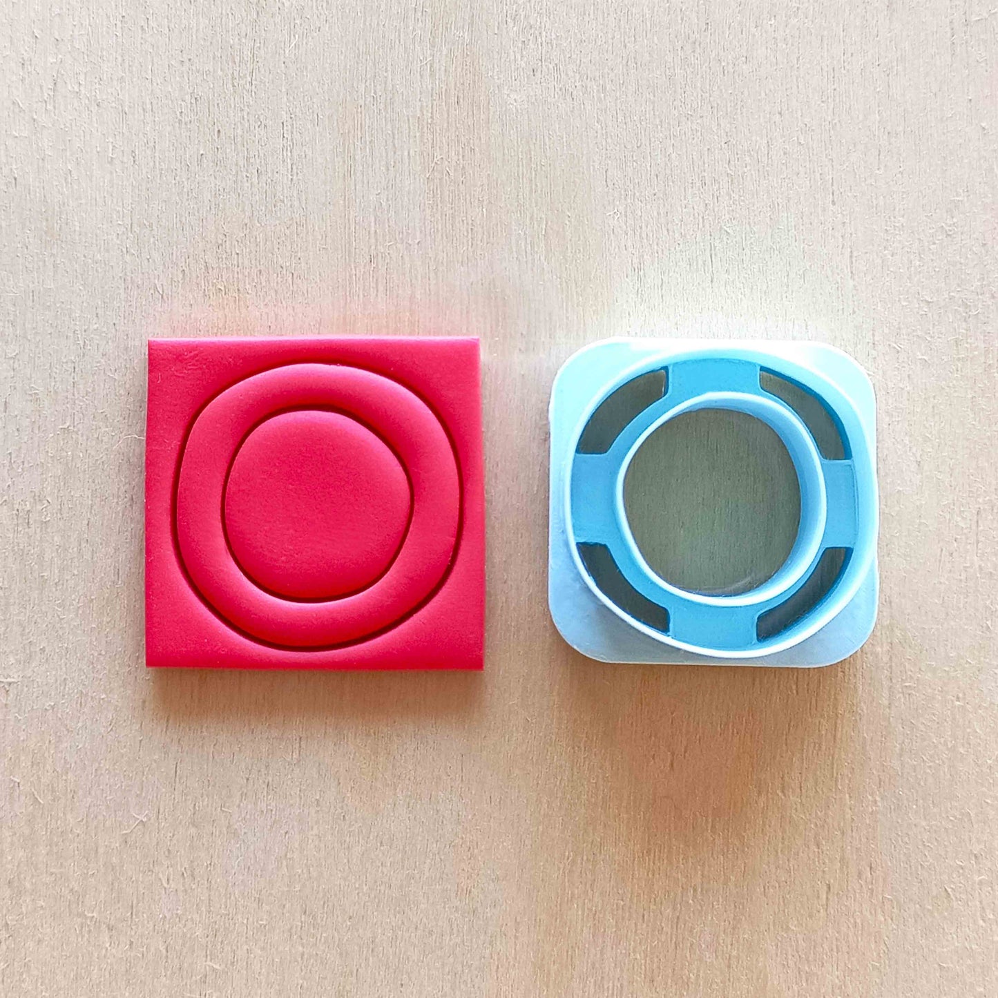 Organic Hoop 1 polymer clay cutters