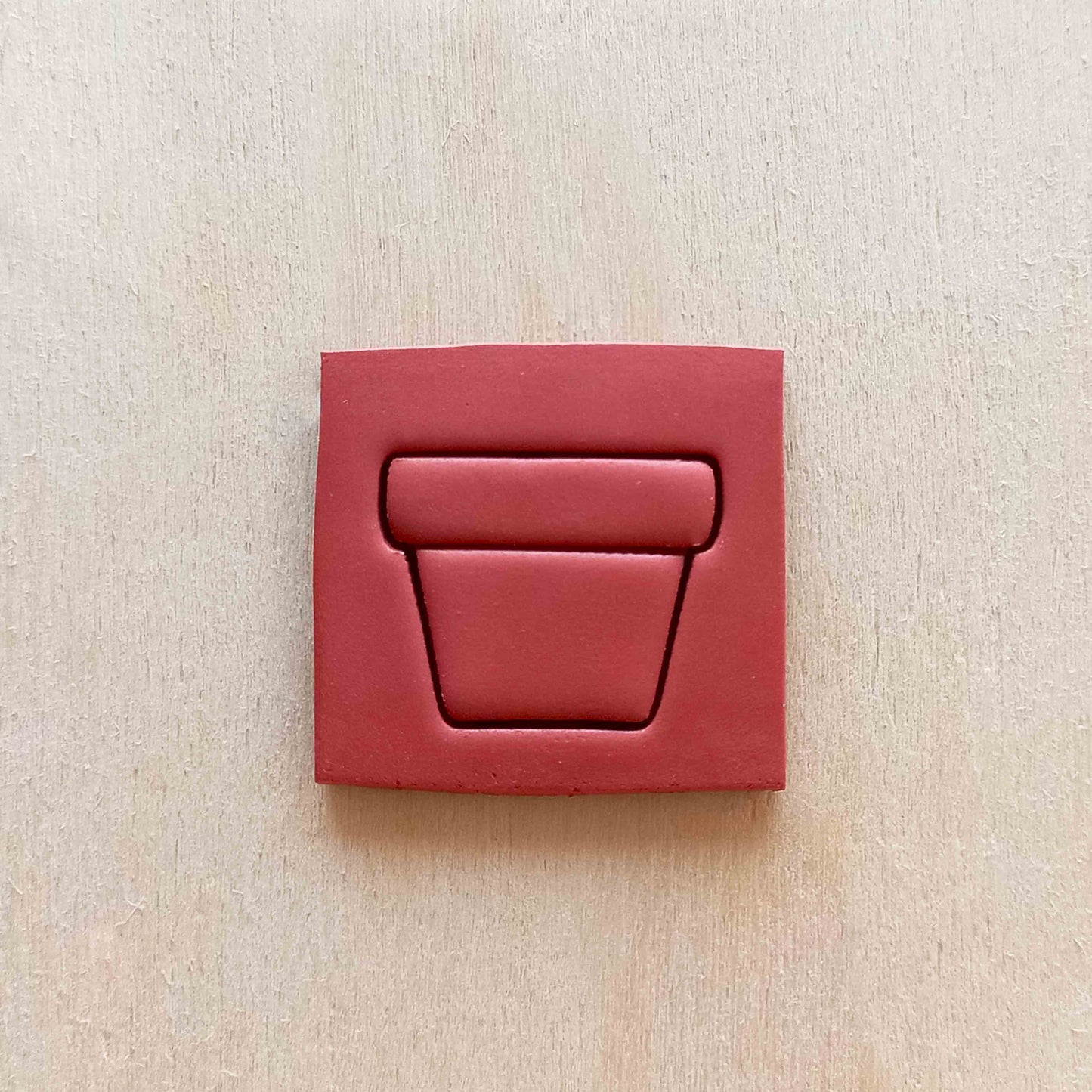 Flower Pot polymer clay cutters