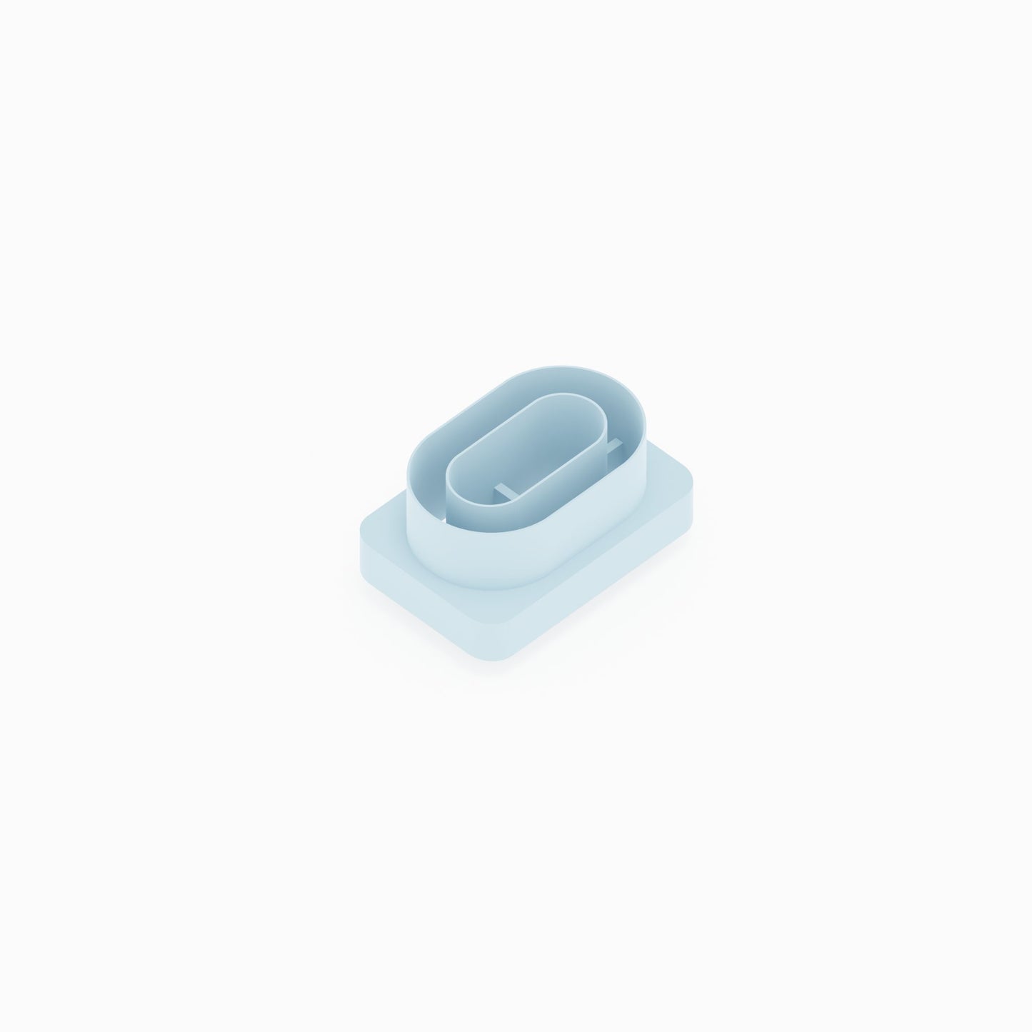 Oval 5 polymer clay cutters