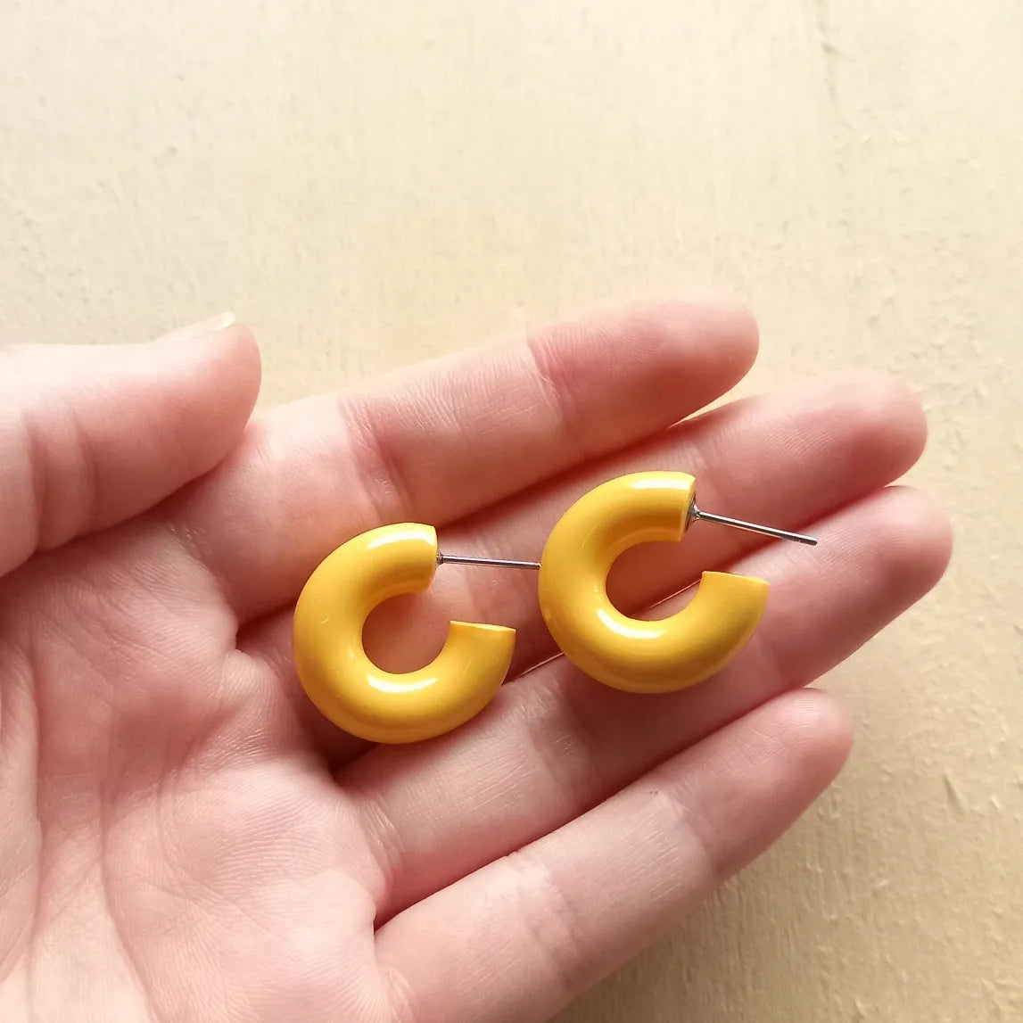Yellow Glazed Hoops