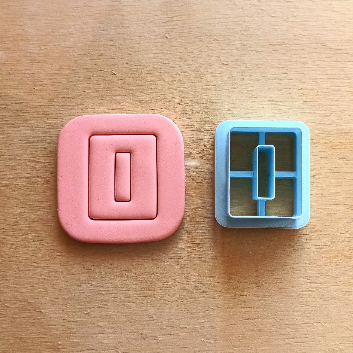 Rectangle 4 polymer clay cutters