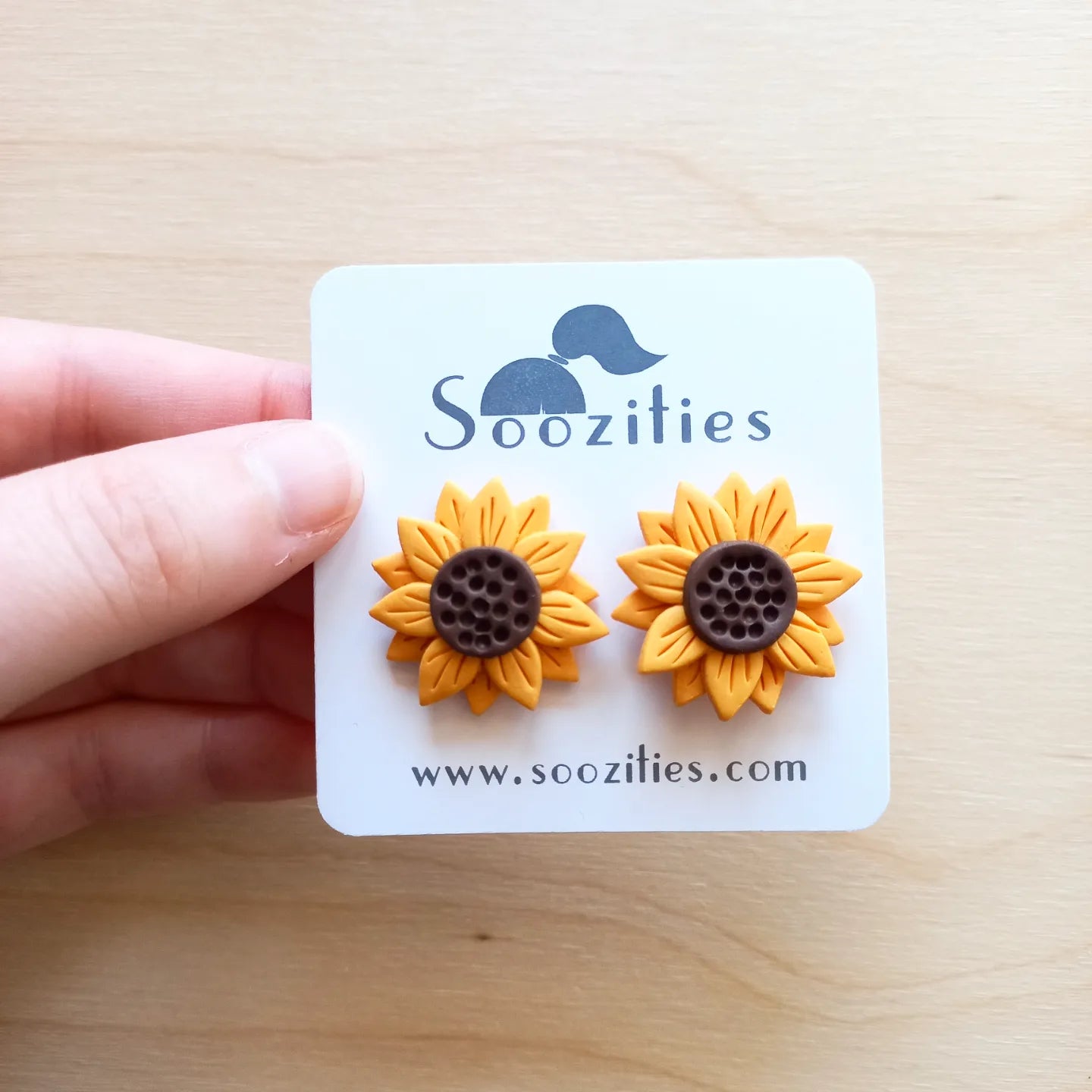 Sunflower Stud Earrings