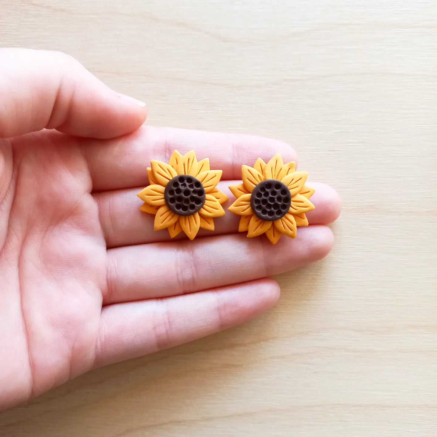 Sunflower Stud Earrings