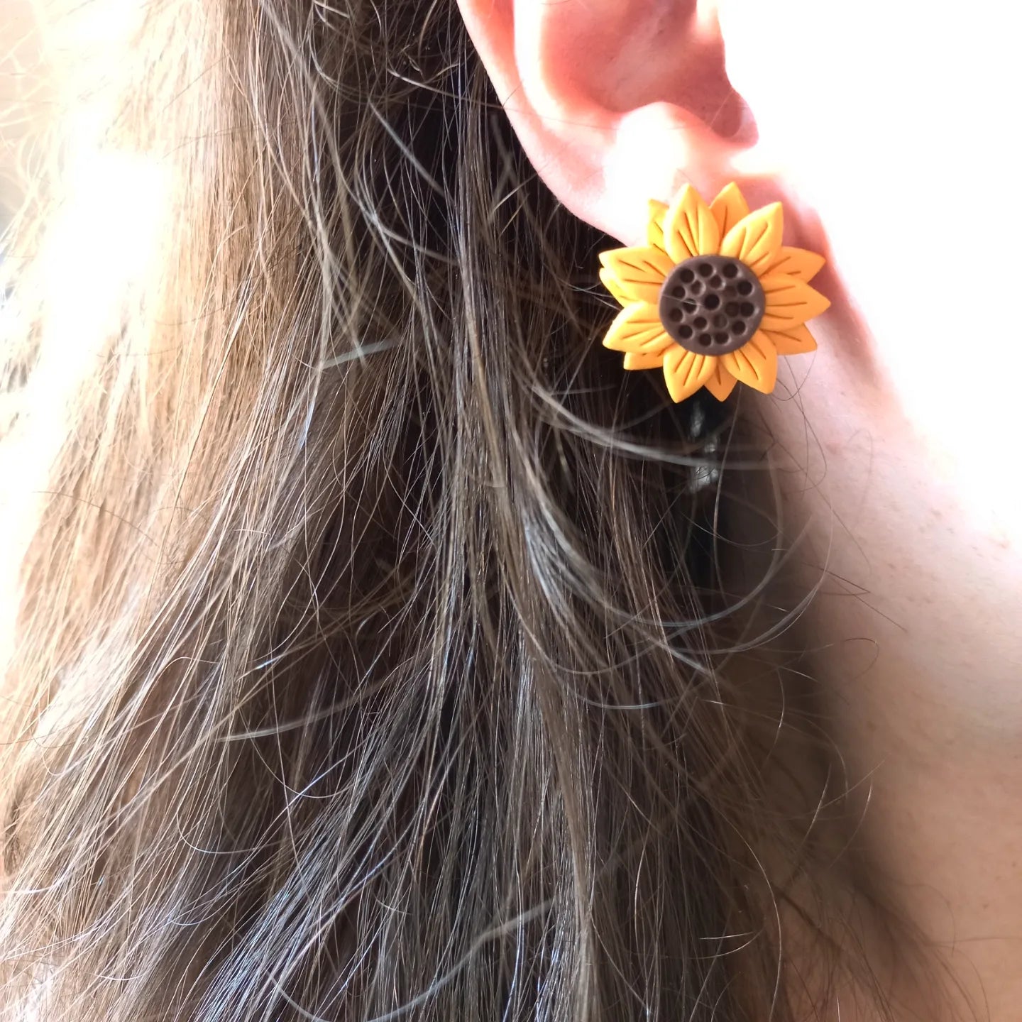 Sunflower Stud Earrings