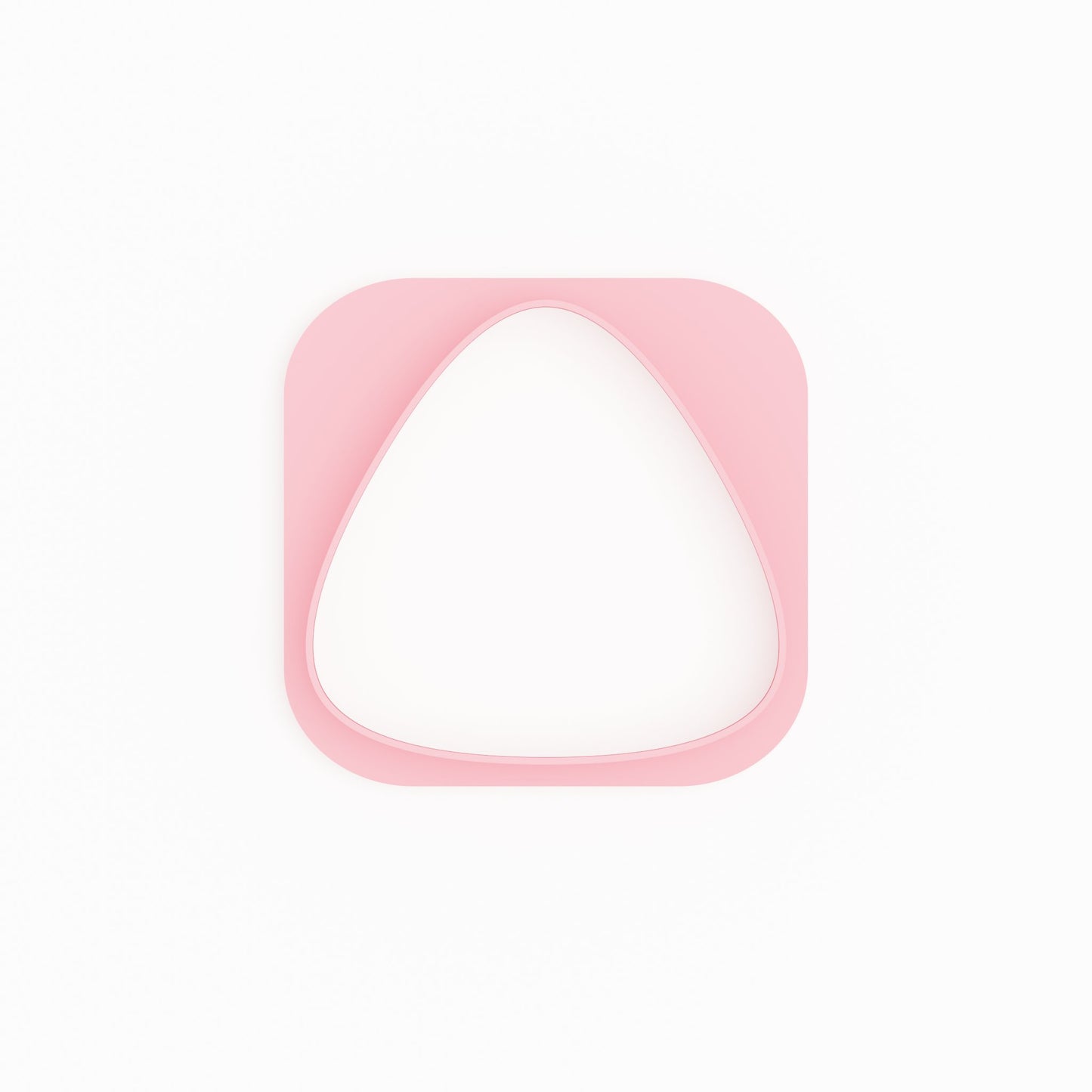 Round Triangle polymer clay cutters
