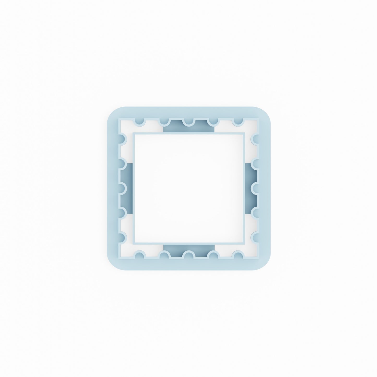 Postage Stamp Square polymer clay cutters
