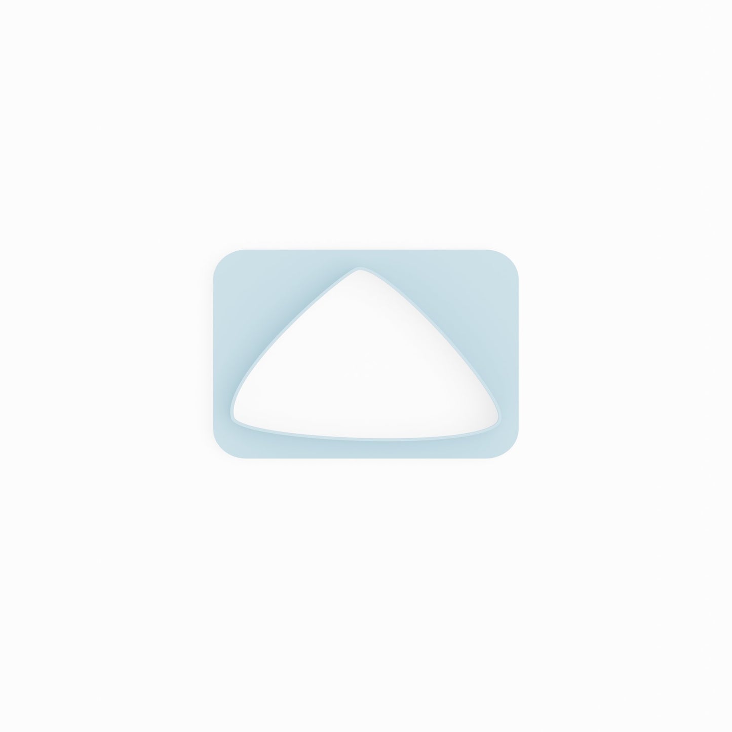 Organic Triangle 1 polymer clay cutters