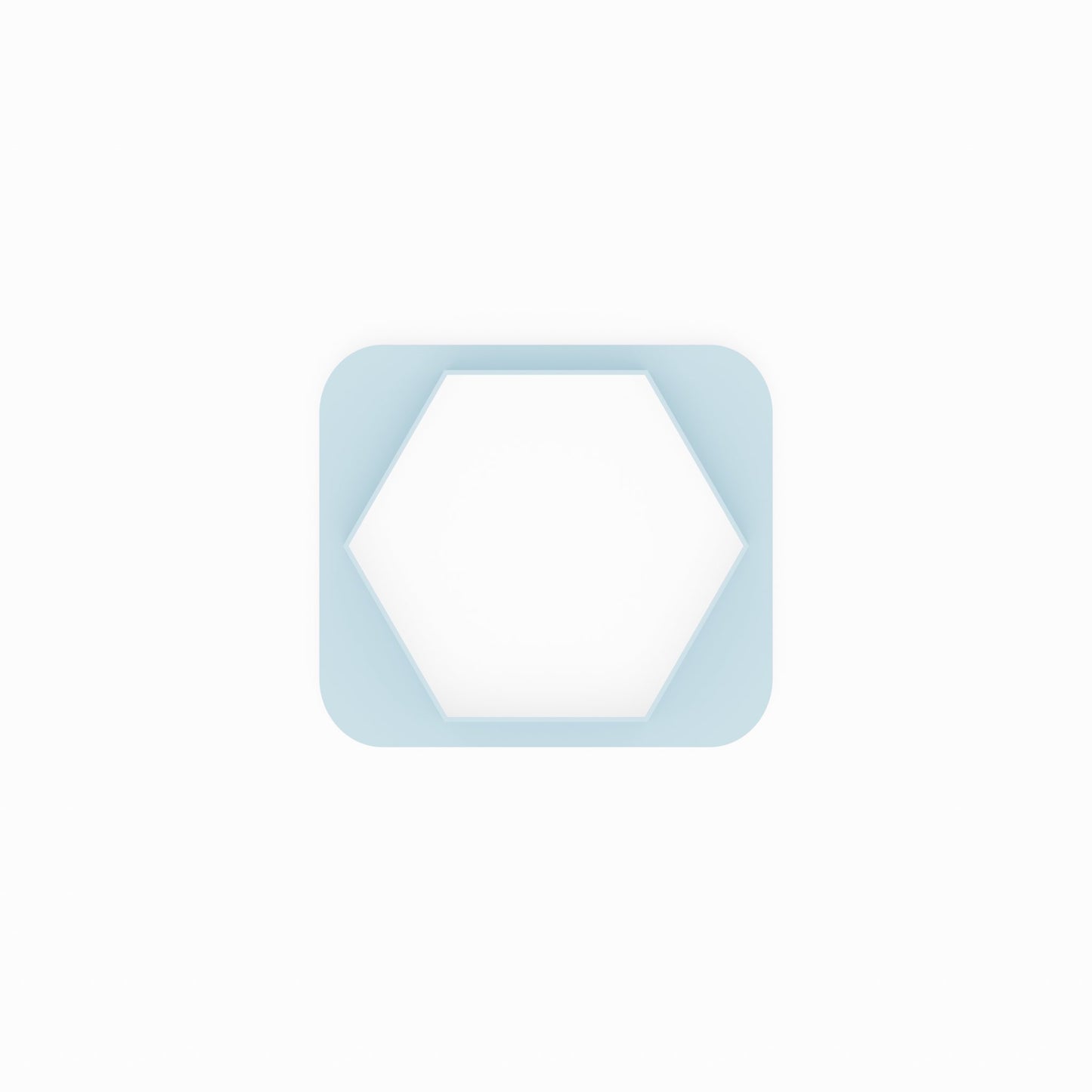 Hexagon polymer clay cutters