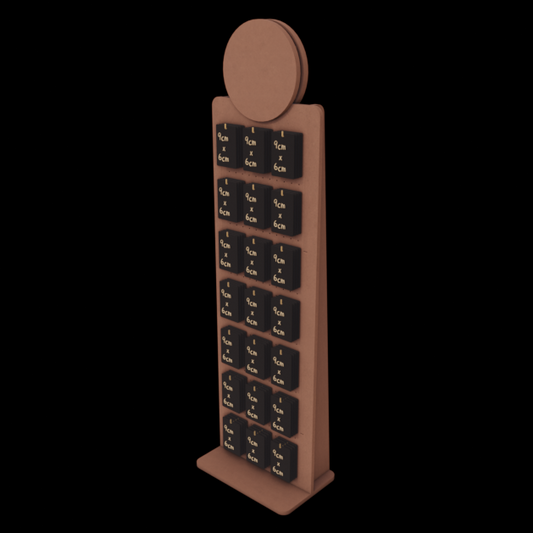 Skinny Table Pegboard 90x30cm + 21 hooks