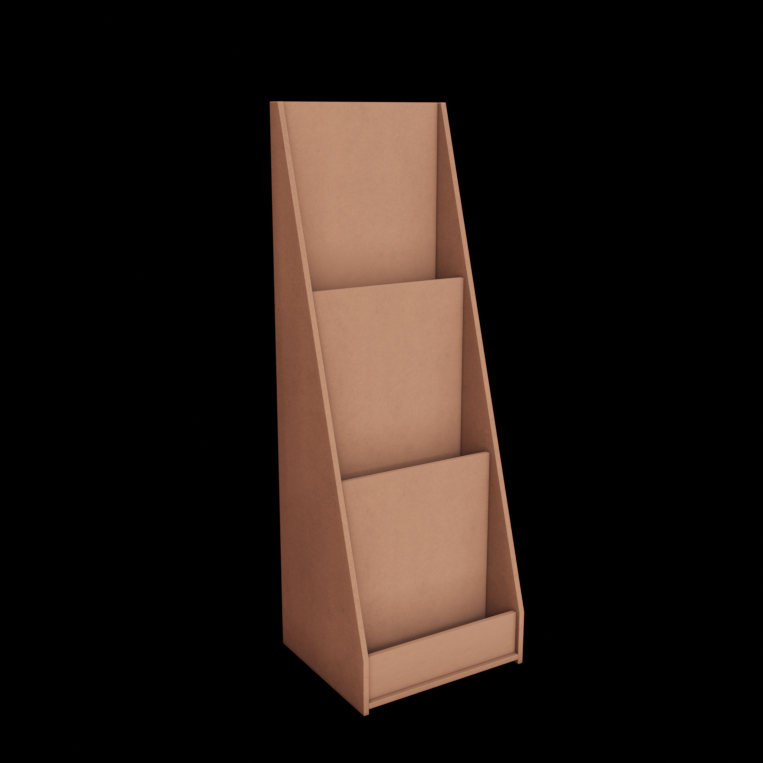A3 Portrait Display Stand 1m