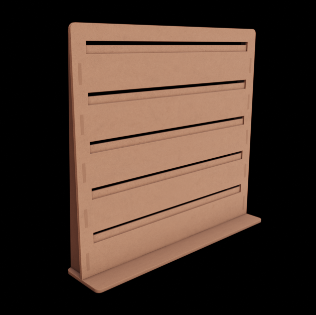Adjustable Pegboard 65x70cm - Long Hooks