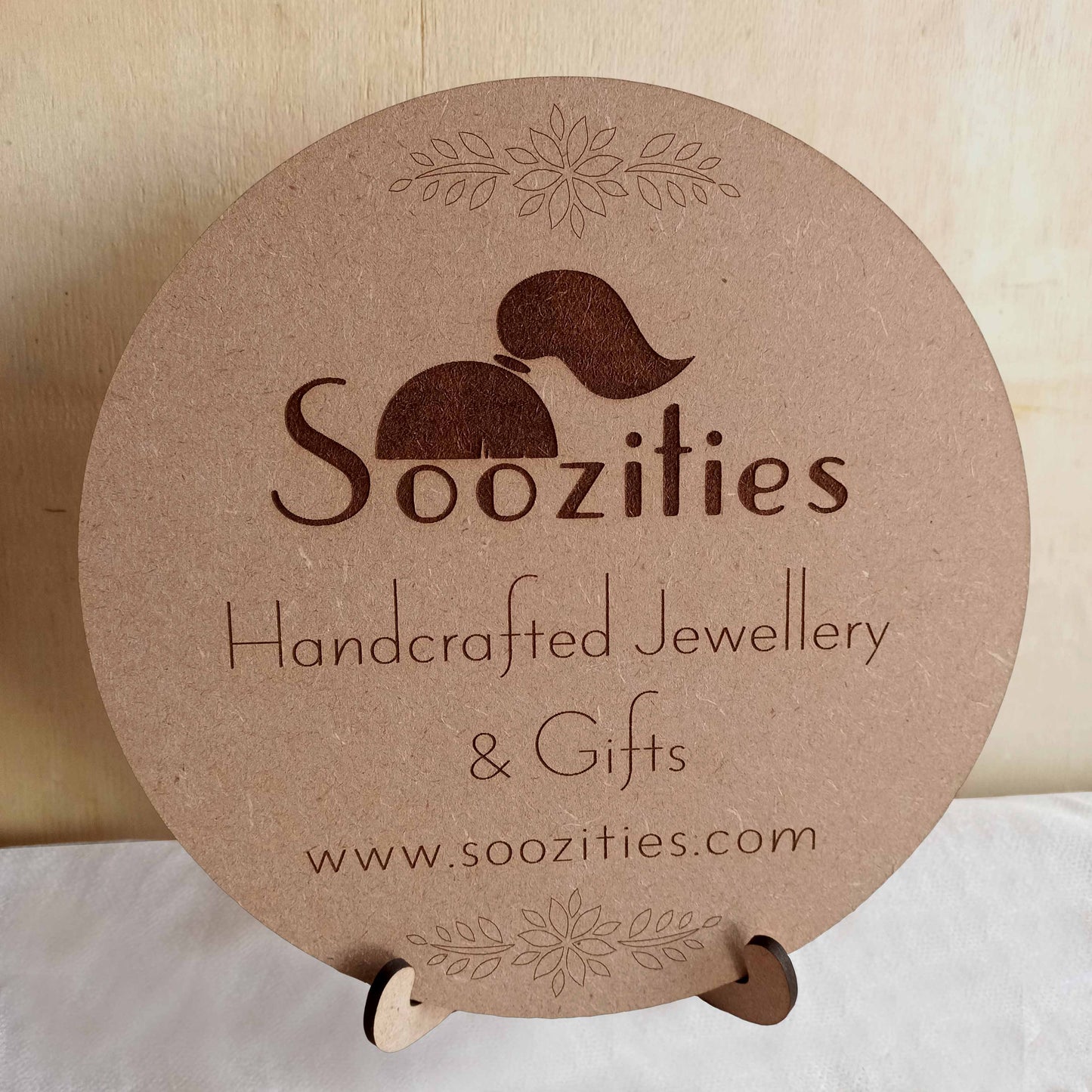 Custom Engraved Wooden Logo Sign