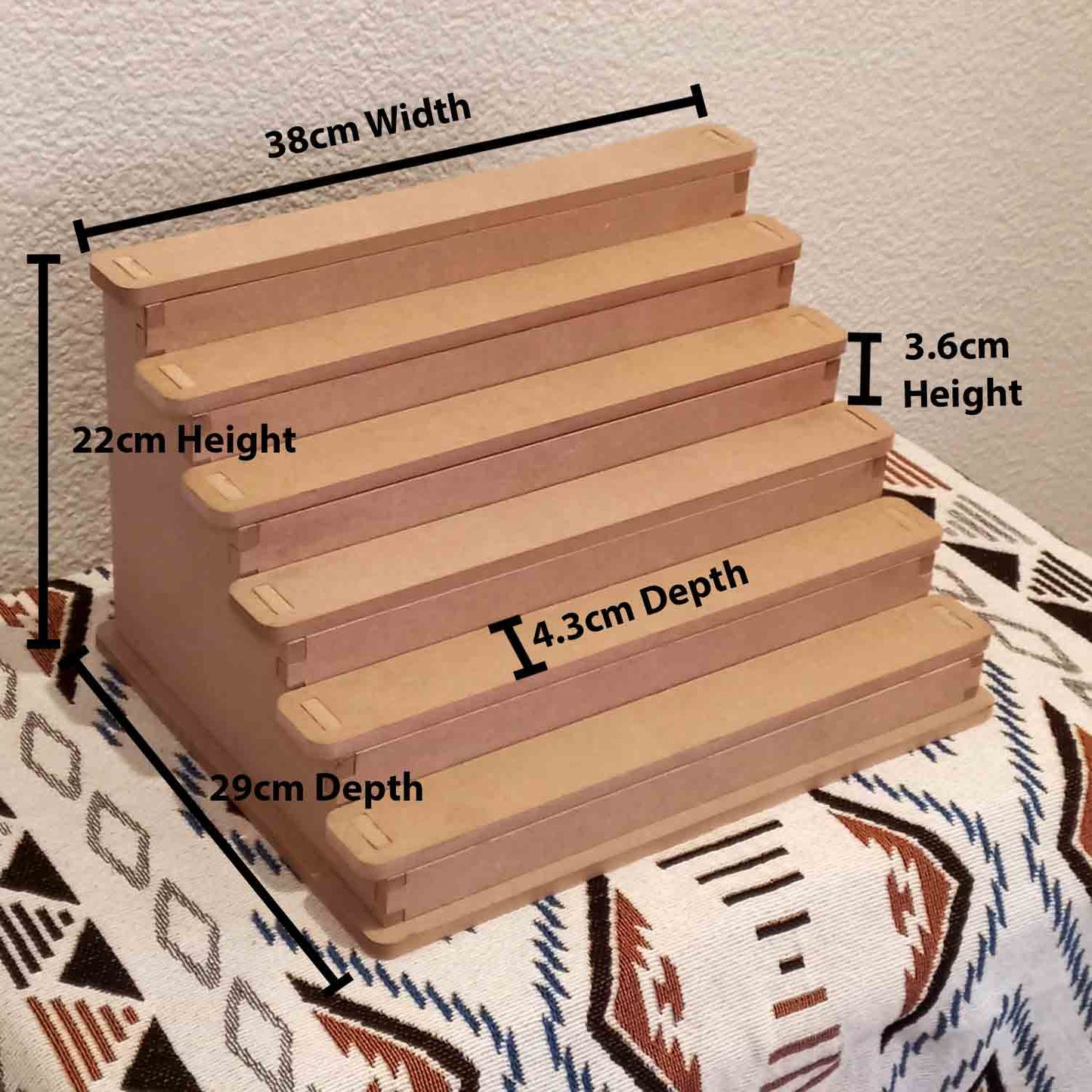 6 Tier Display Shelf