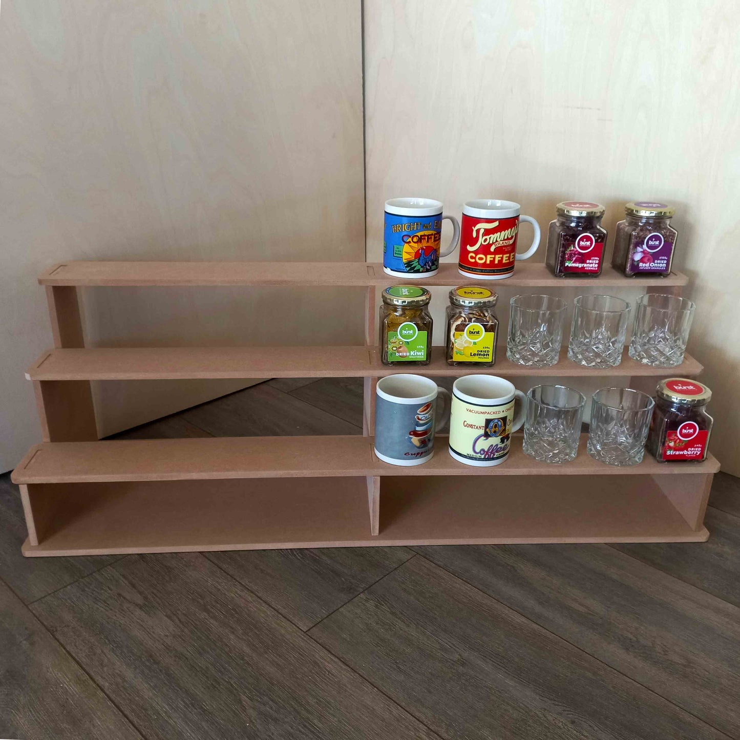 90cm Long 3 Tier Display Shelf