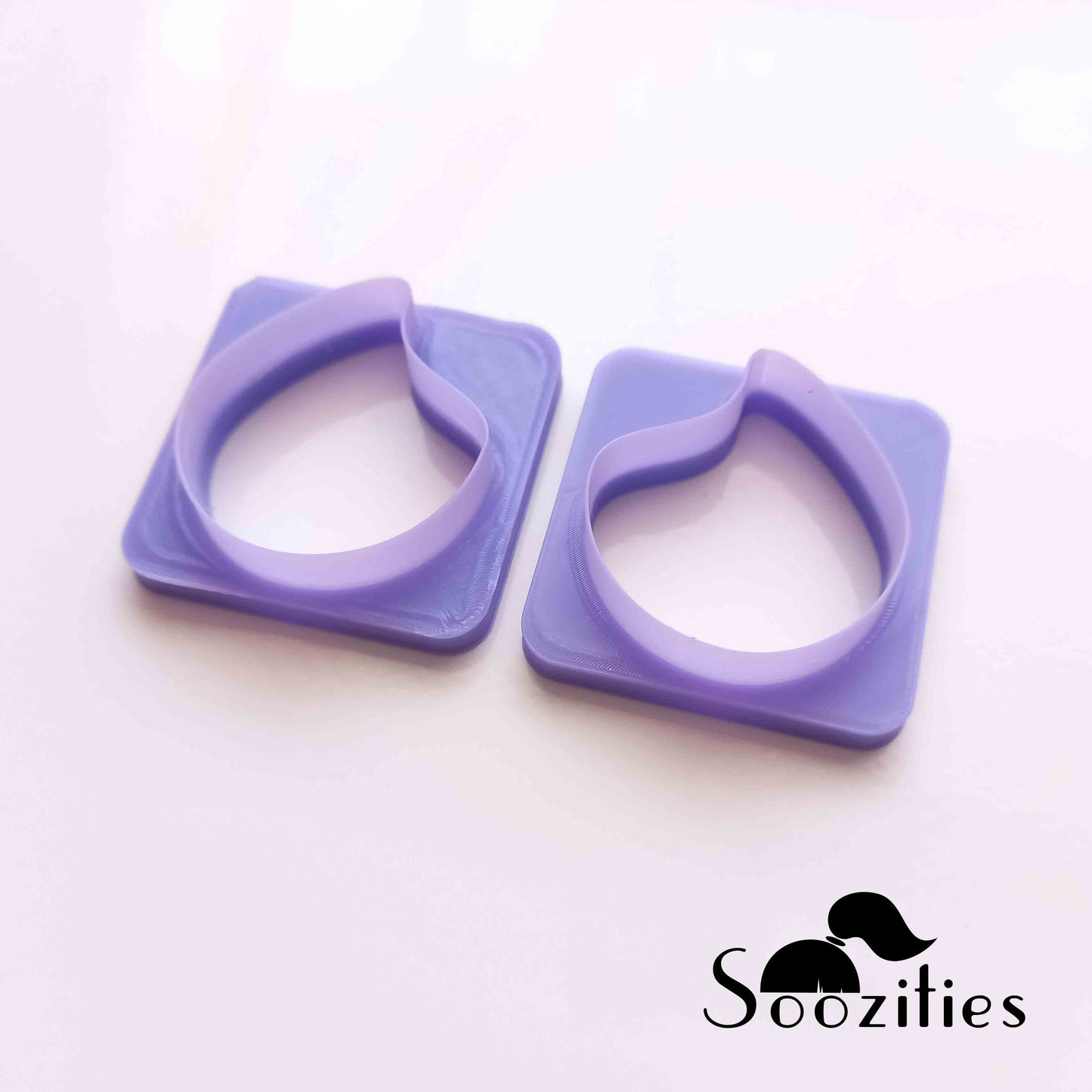 Organic Teardrop polymer clay cutters