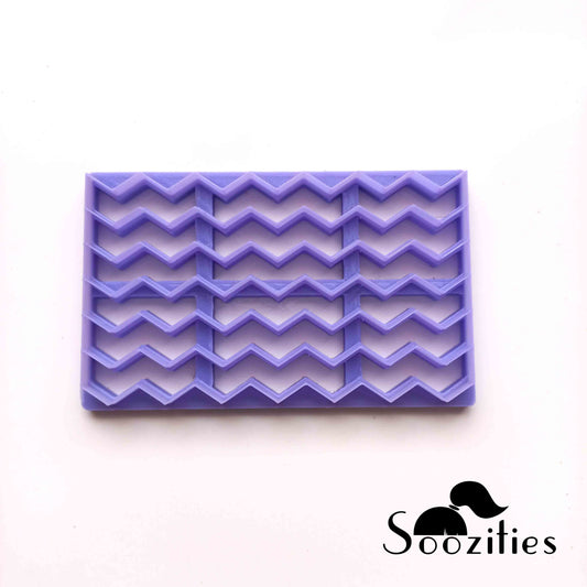 Zigzag Tiling polymer clay cutter