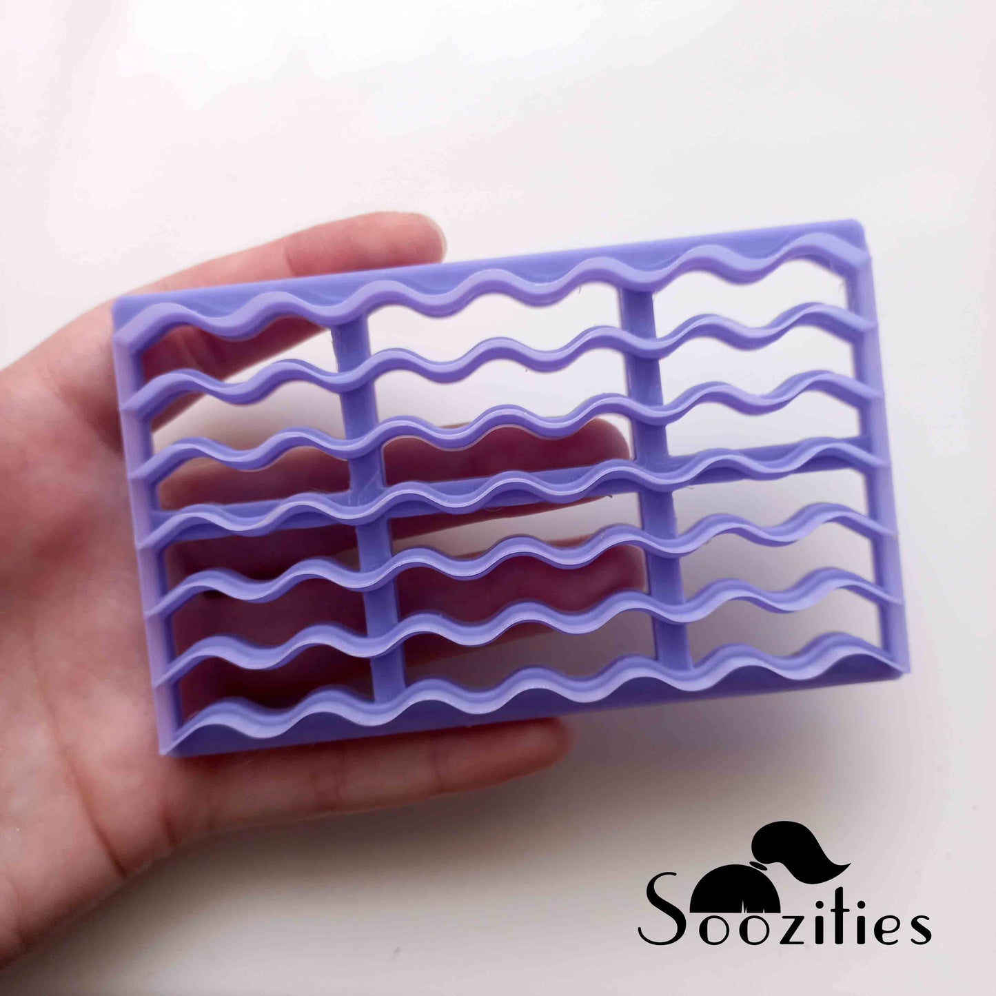 Wavy Tiling polymer clay cutter