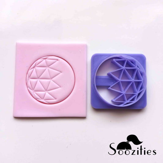 Geometric Circle polymer clay cutters