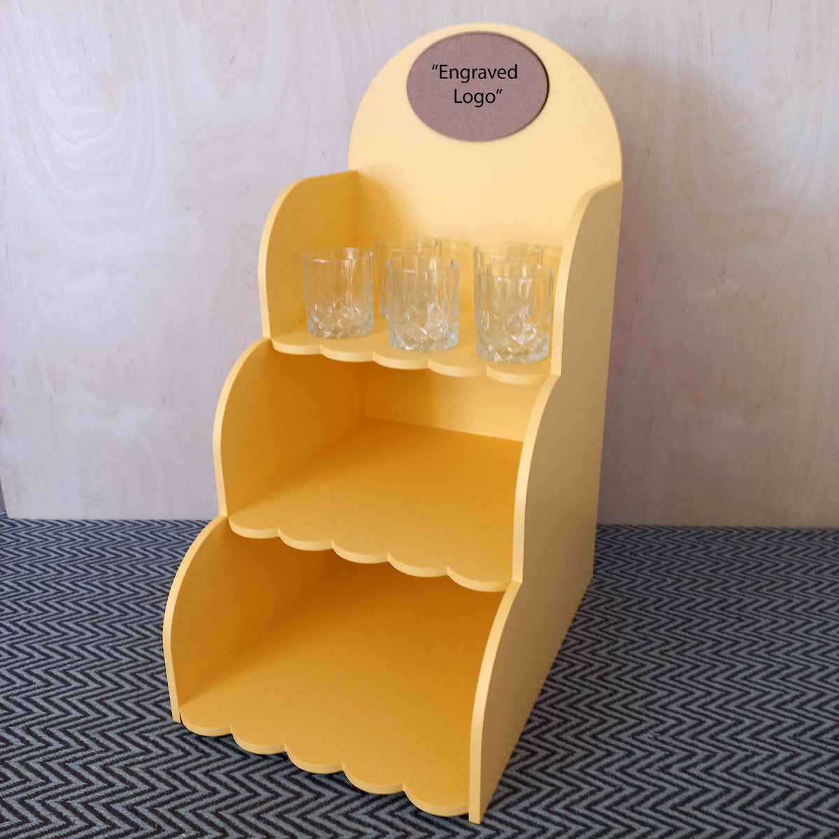 Bubbly Tiered Arch Display Shelf