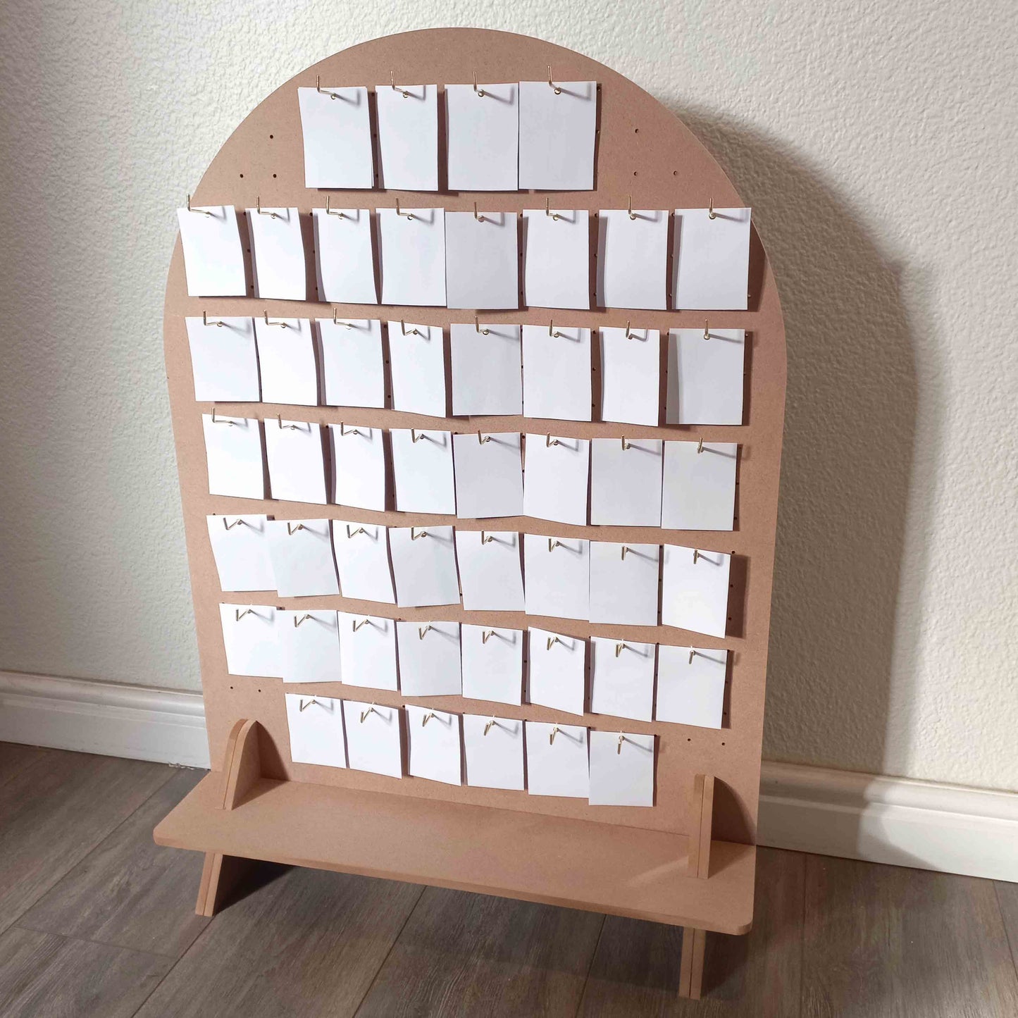 Large Arch Pegboard with Shelf 84x60cm