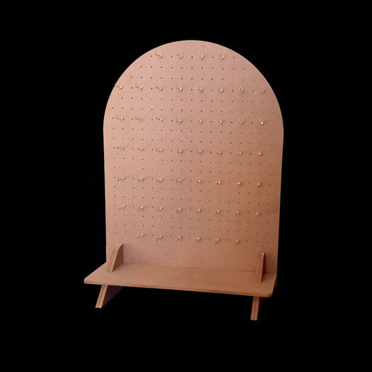 Arch Pegboard with Shelf