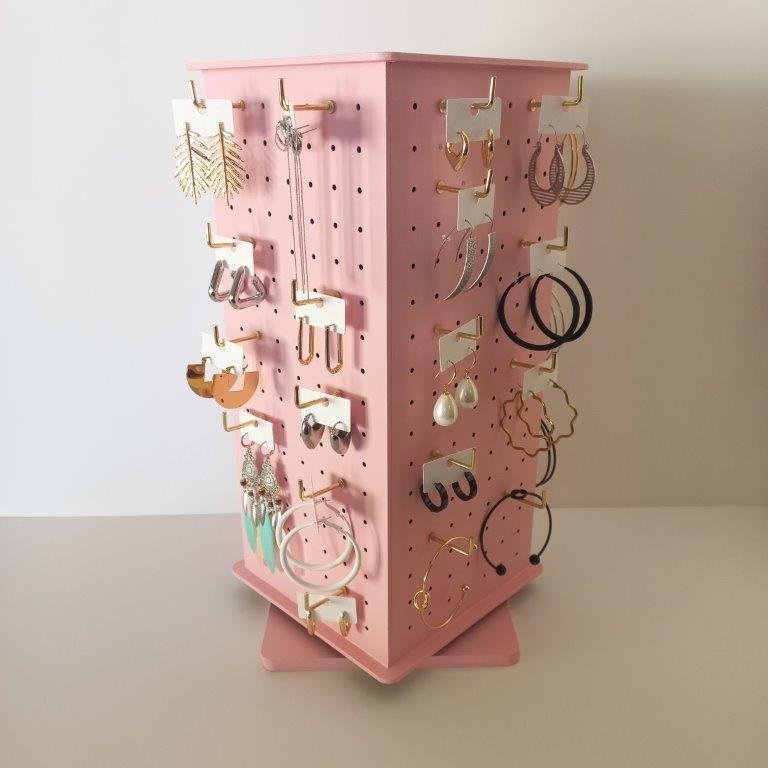Mini Rotating Pegboard Display Stand