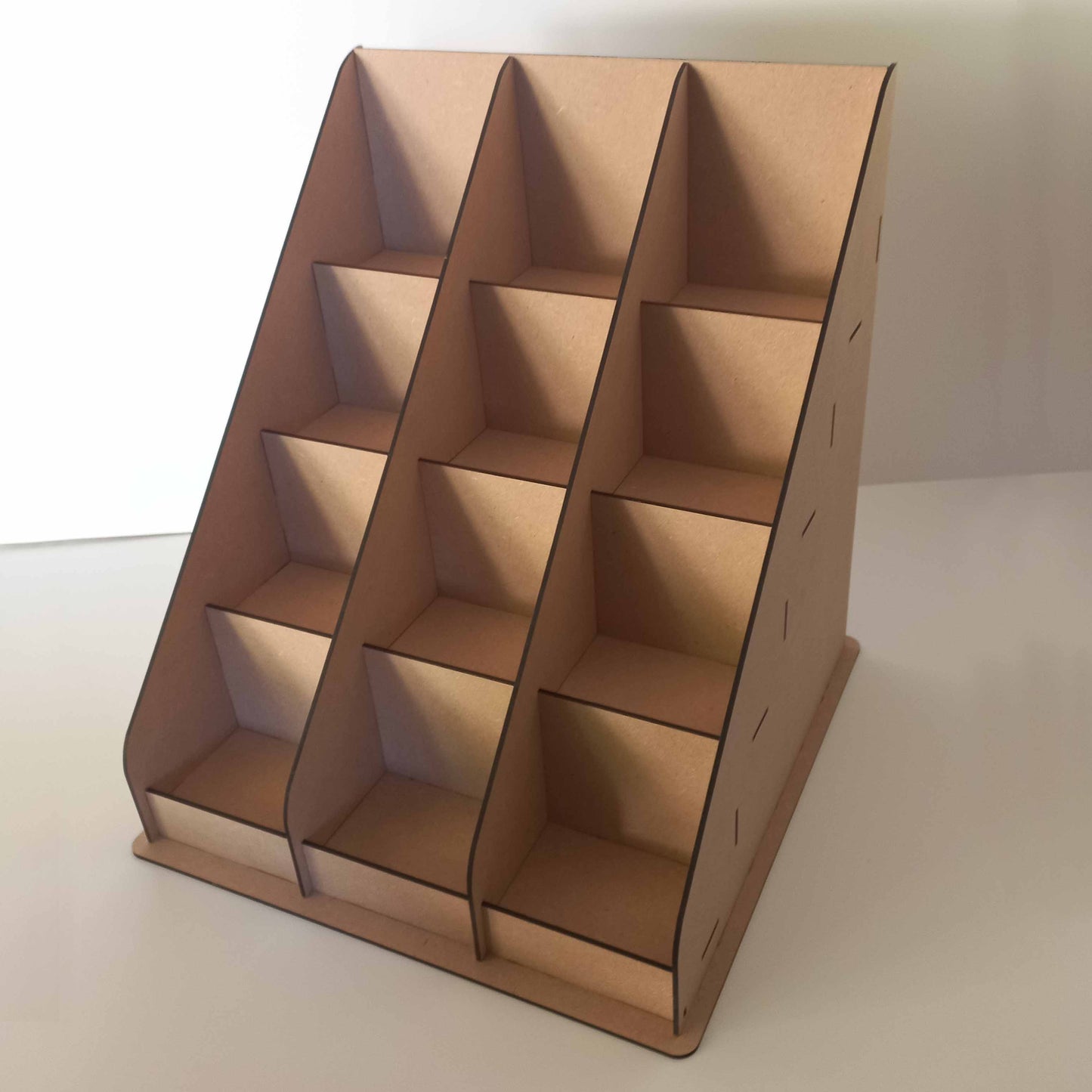 4 Tier Display Shelves with Dividers