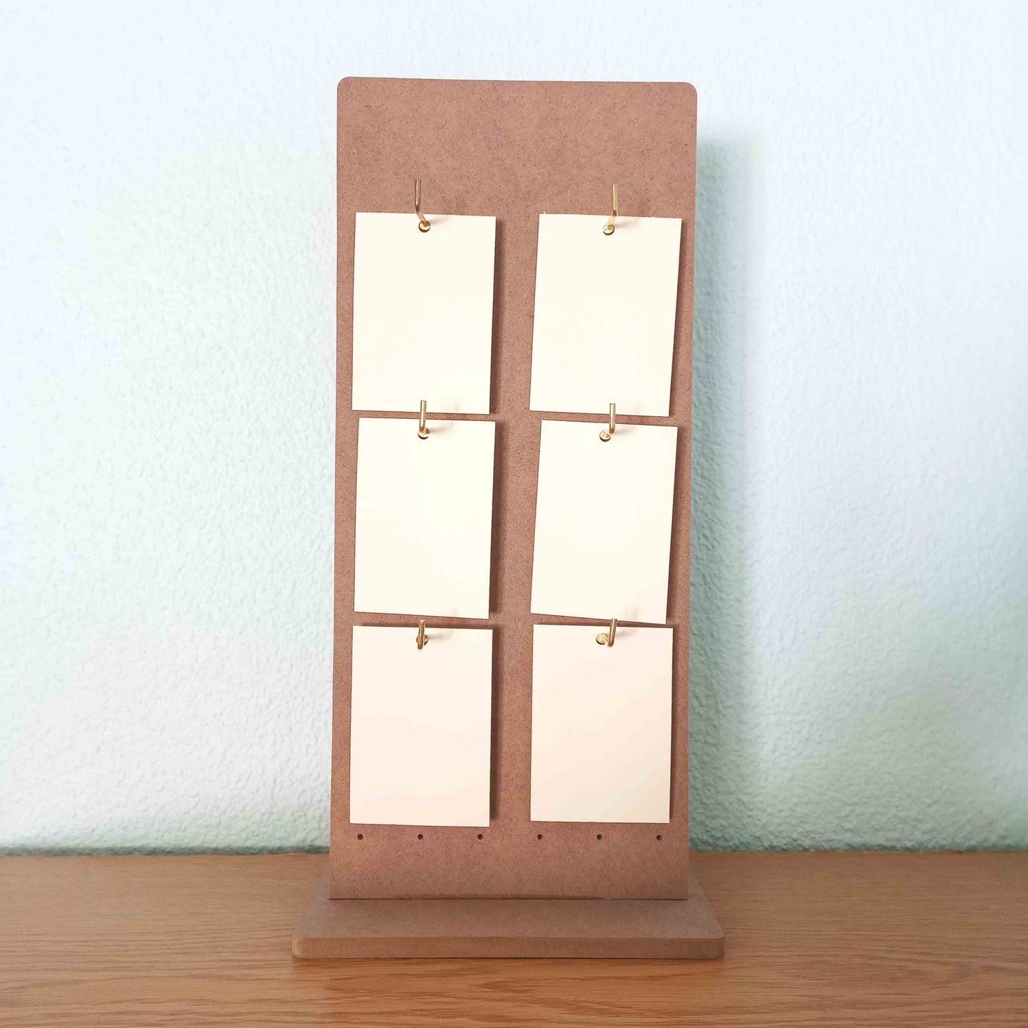 Rectangle Pegboard Display with 8 hooks