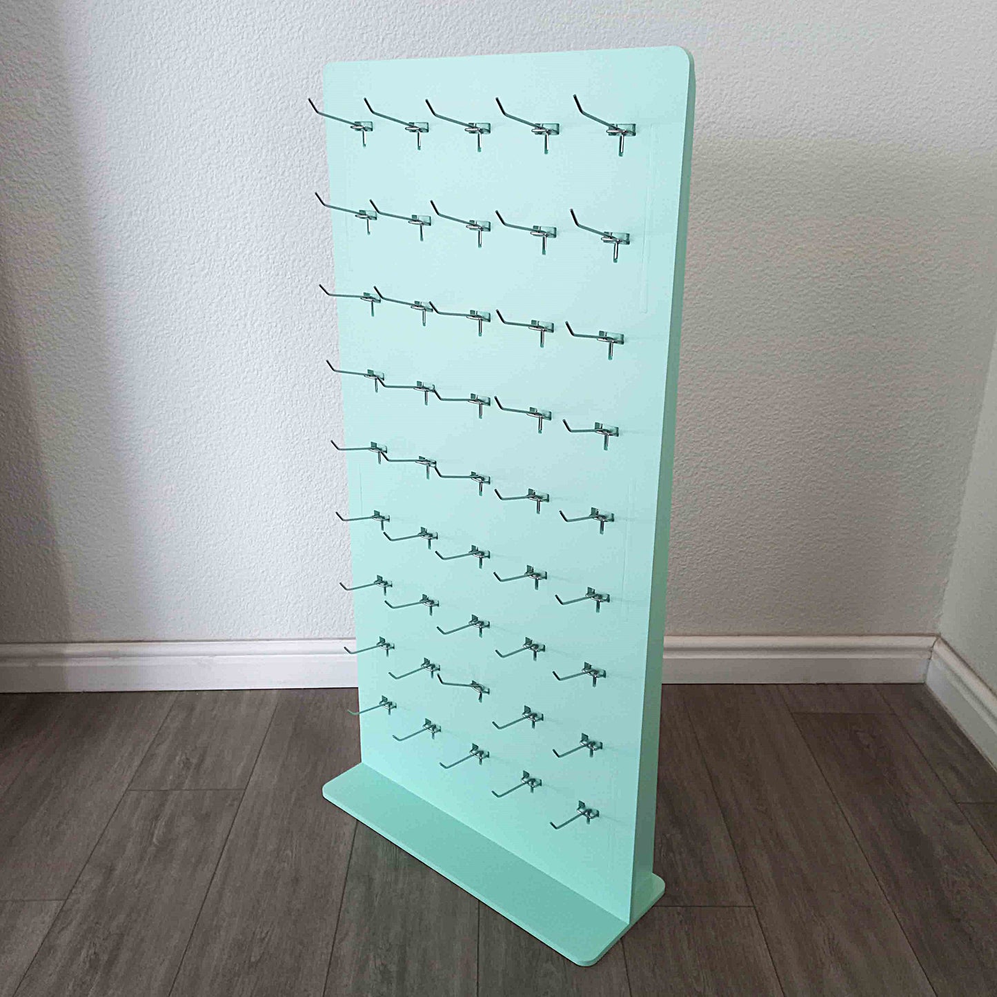 Vertical Pegboard with Long Hooks 110 x 55cm