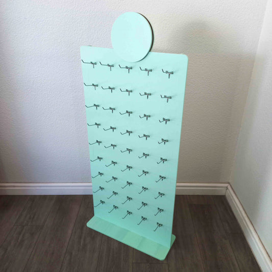 Vertical Pegboard with Long Hooks 110 x 55cm