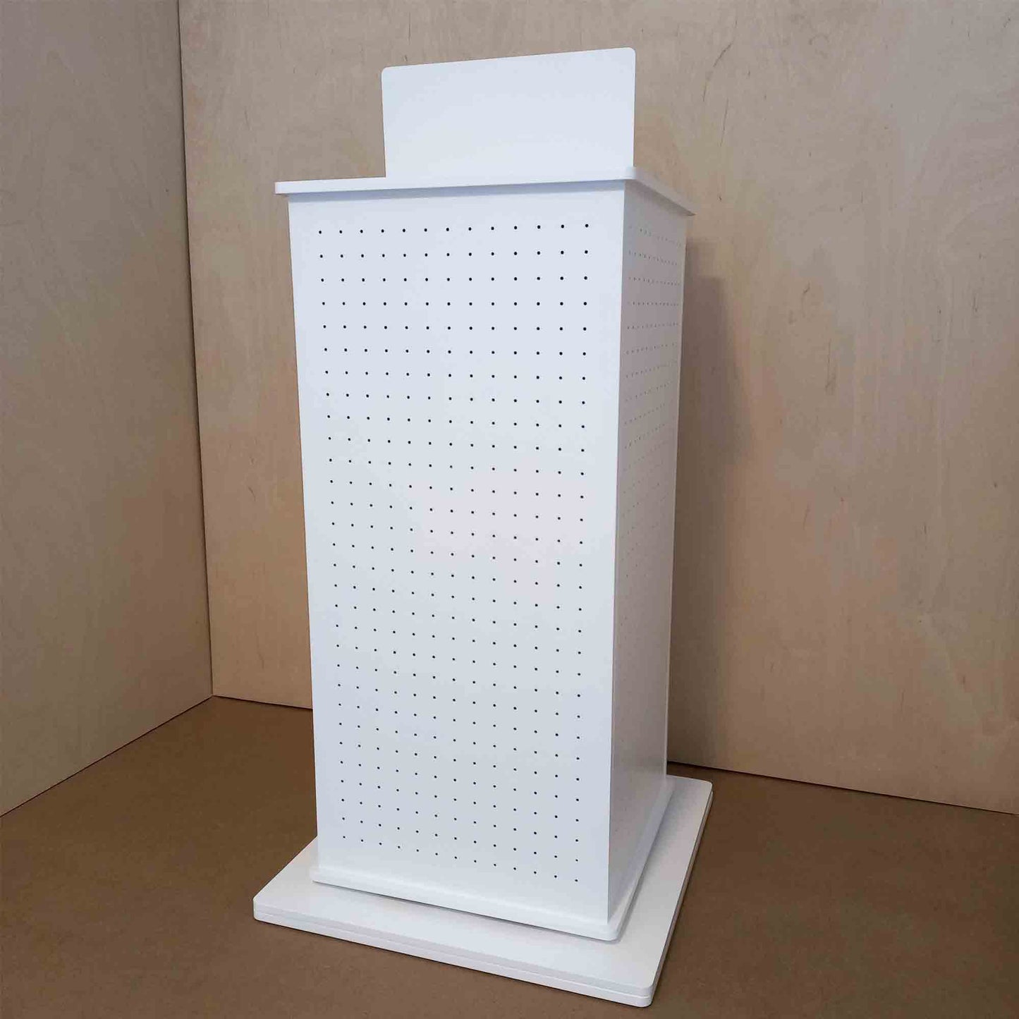Rotating Pegboard Display Stand 70cm