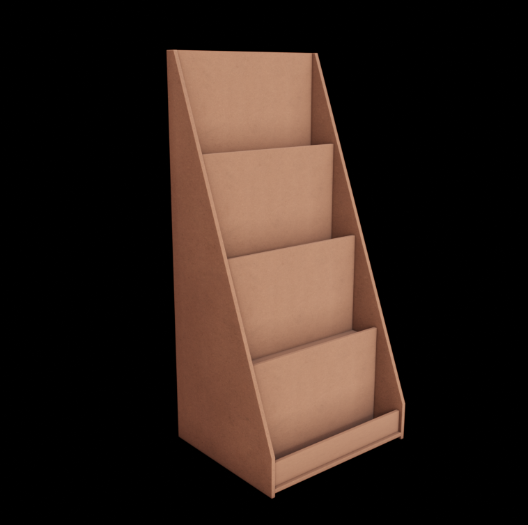 A3 Landscape Display Stand 1m
