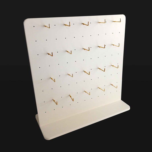 45cm Pegboard Display with 20 hooks
