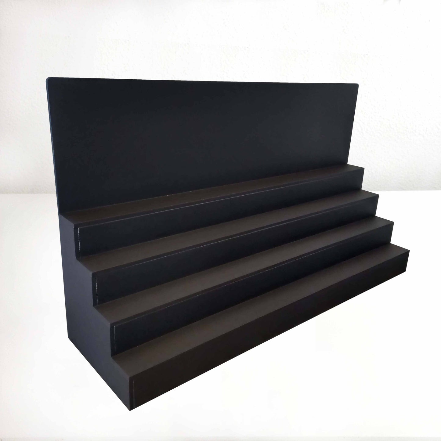 4 Tier Shelf with header 110cm x 60cm x 29cm