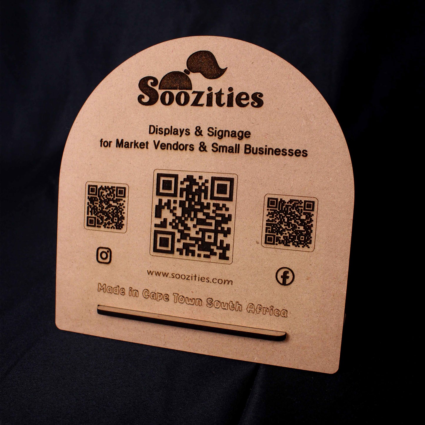 Arch QR code Menu Business Logo Sign