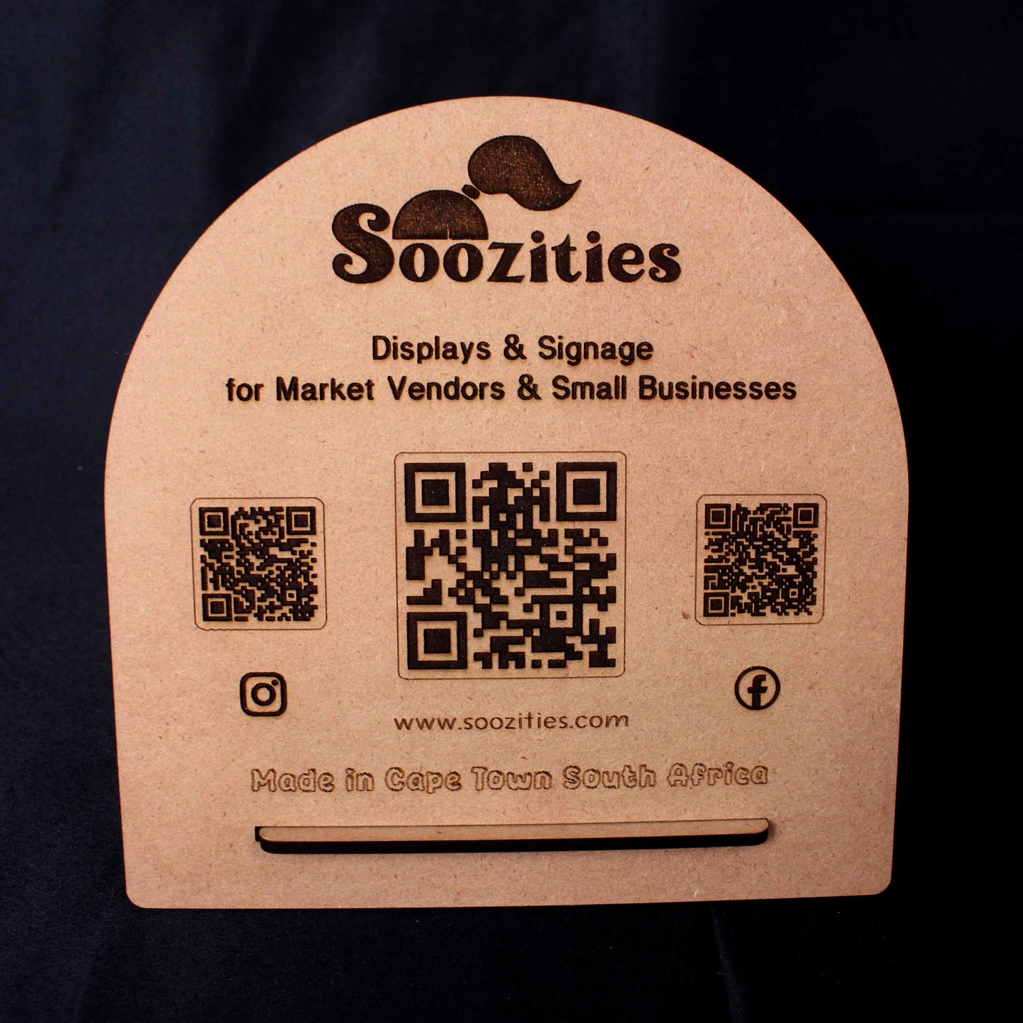 Arch QR code Menu Business Logo Sign