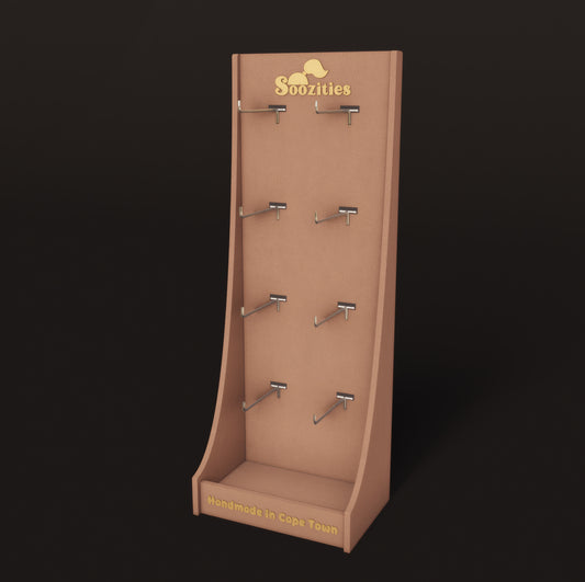 Boutique Countertop Pegboard 80cm with 15cm hooks