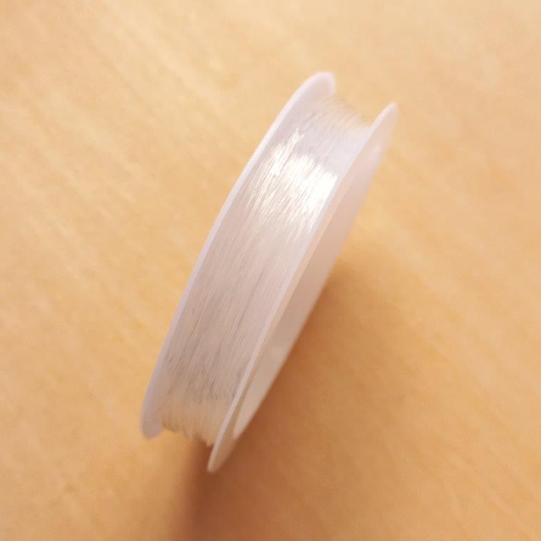 Clear Elastic Stretchy Thread 1mm per 4.5m roll